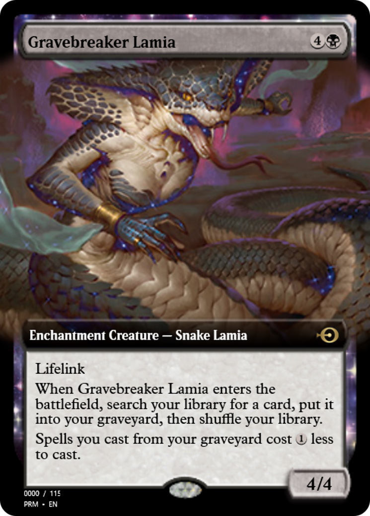 Gravebreaker Lamia (PRM-79967) - Magic Online Promos: (enchantment)