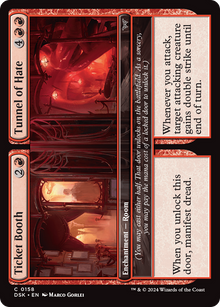 Ticket Booth // Tunnel of Hate⁣ - Duskmourn: House of Horror⁣ (Common)⁣ [158]