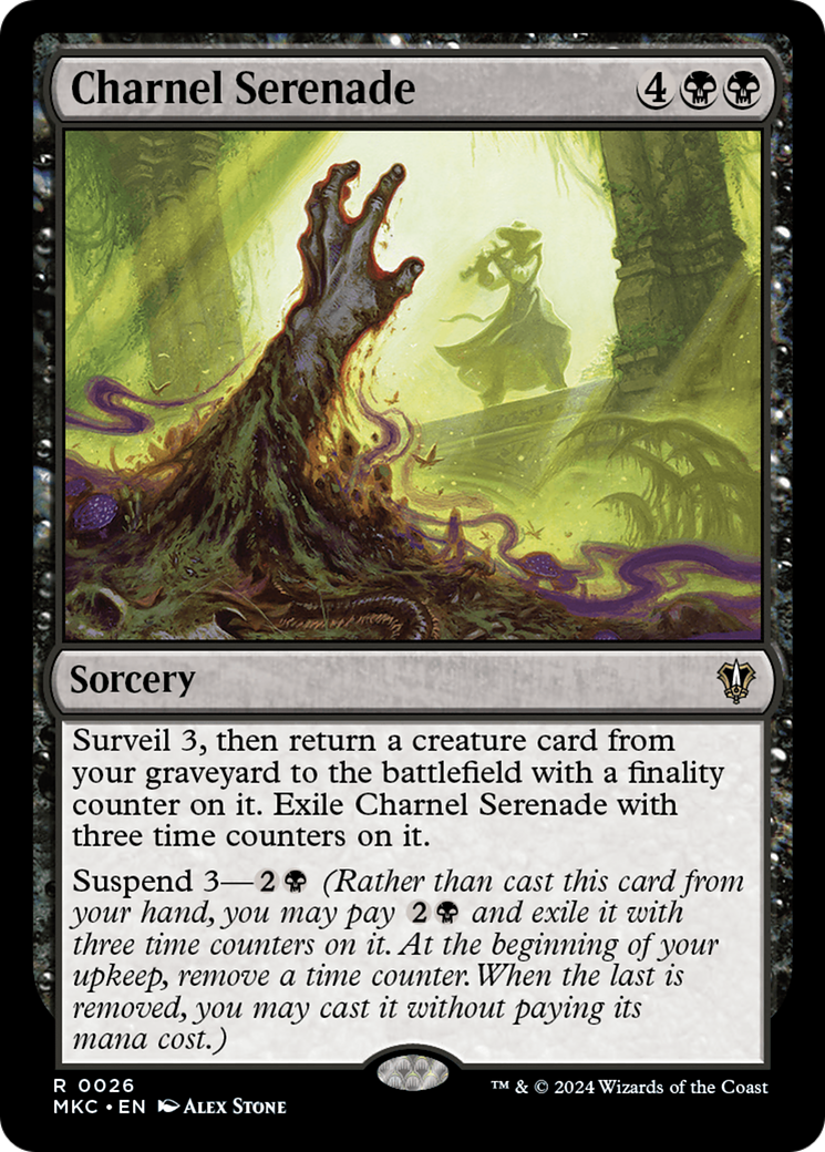 Charnel Serenade⁣ - Commander: Murders at Karlov Manor⁣ (Rare)⁣ [26]