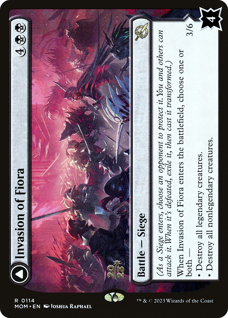 Invasion of Fiora (PRE-114S) - March of the Machine Promos Foil