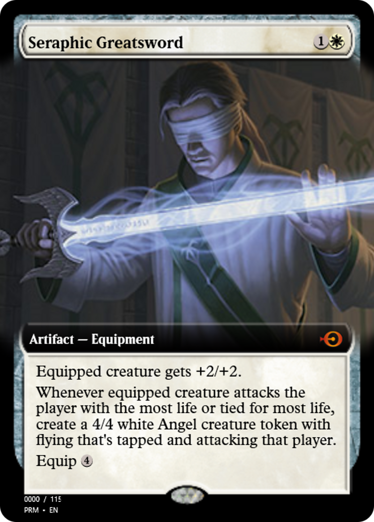 Seraphic Greatsword (PRM-86082) - Magic Online Promos