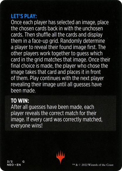 Cyber Simulacrum // Cyber Simulacrum (cont'd) (MNEO-003) - Kamigawa: Neon Dynasty Minigames