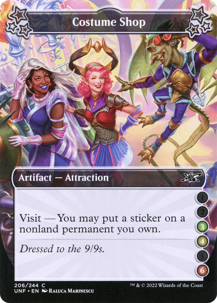 Costume Shop (3-4-6) (UNF-206D) - Unfinity Foil