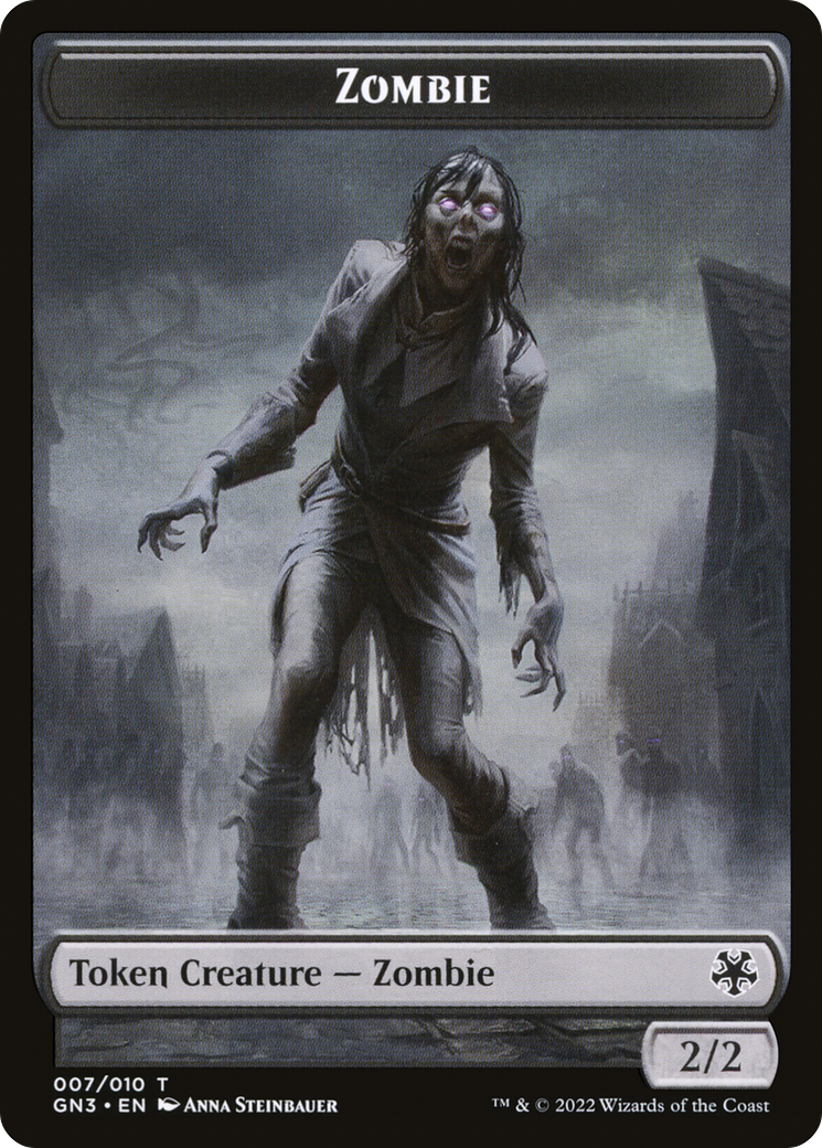 Zombie (TGN3-007) - Game Night: Free-for-All Tokens Foil