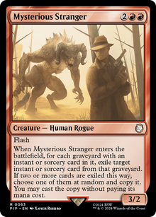 Mysterious Stranger⁣ - Universes Beyond: Fallout⁣ (Rare)⁣ [63]