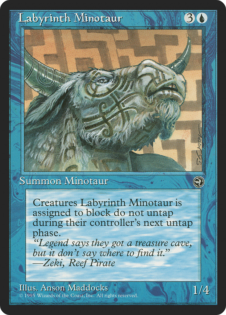 Labyrinth Minotaur [Version 2] (HML-30B) - Homelands