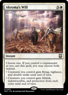 Akroma's Will⁣ - Commander: Modern Horizons 3⁣ (Rare)⁣ [165]