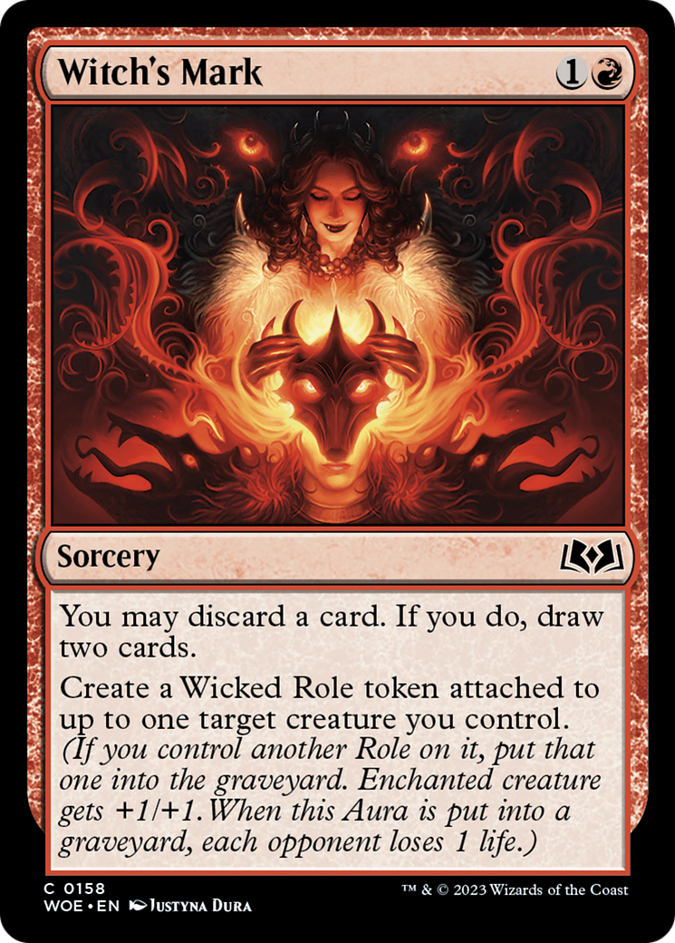 Witch's Mark (WOE-158) - Wilds of Eldraine Foil
