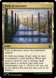 Path of Ancestry⁣ - Commander: Modern Horizons 3⁣ (Common)⁣ [363]
