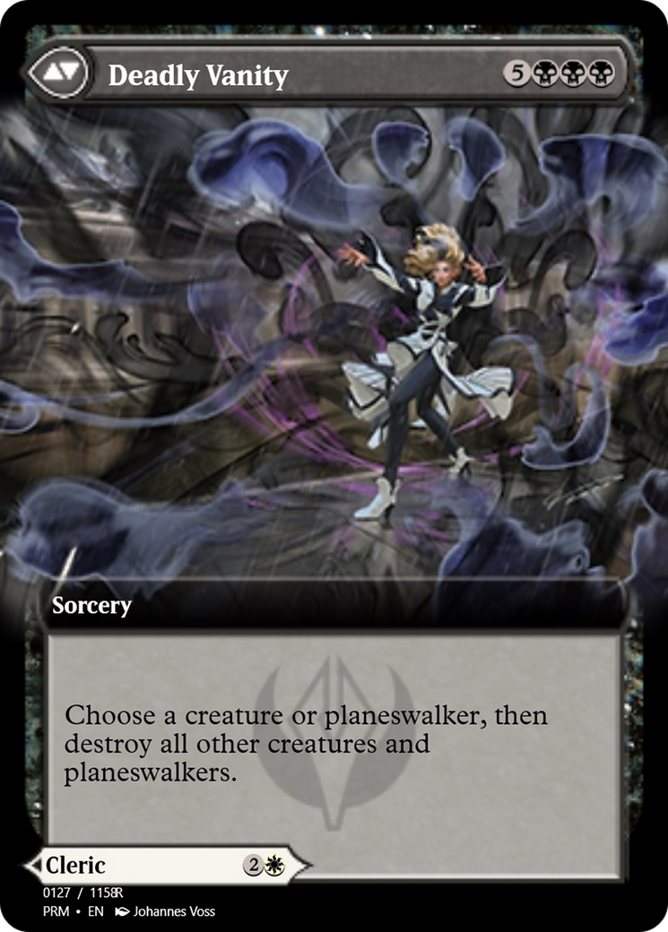 Selfless Glyphweaver // Deadly Vanity (PRM-90224) - Magic Online Promos Foil