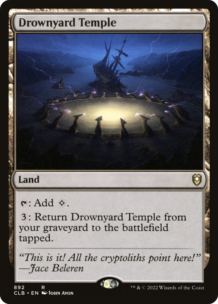 Drownyard Temple⁣ - Commander Legends: Battle for Baldur's Gate: Extras⁣ (Rare)⁣ [892]