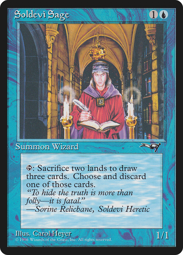 Soldevi Sage (2 Candles) (ALL-052) - Alliances