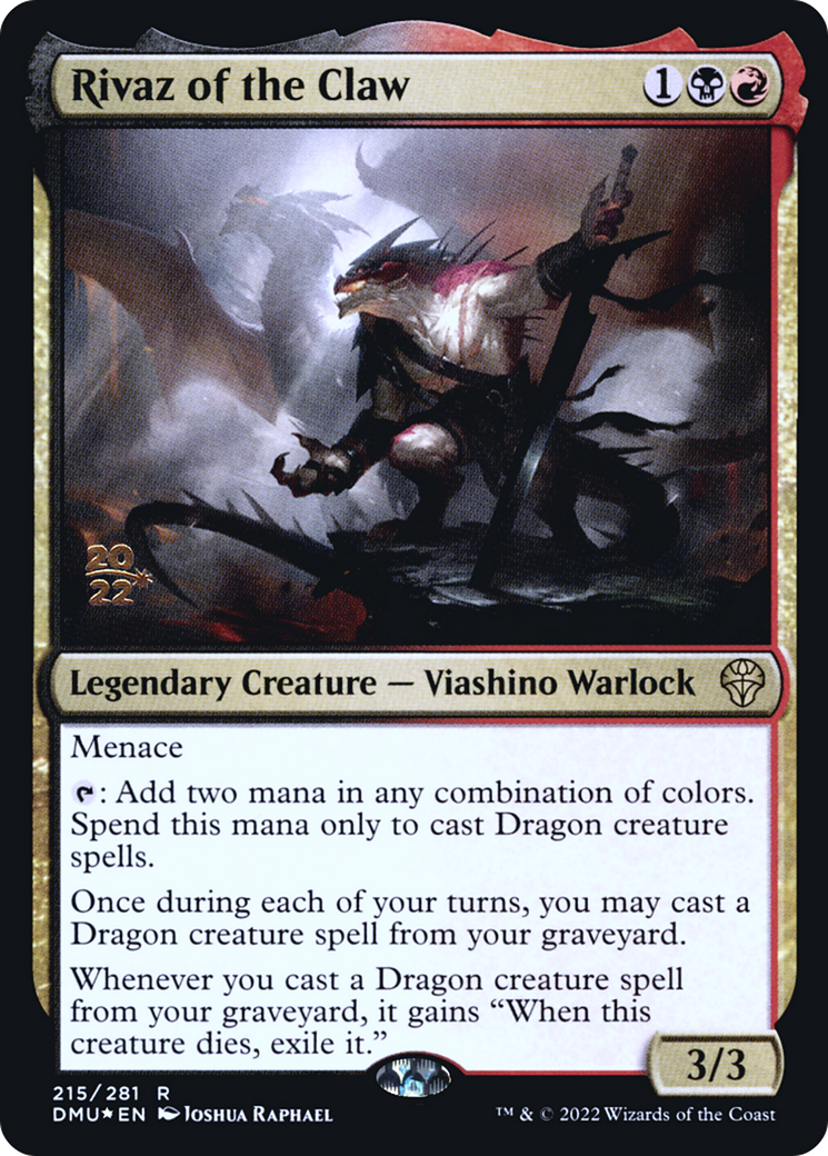 Rivaz of the Claw (PRE-215S) - Dominaria United Promos Foil