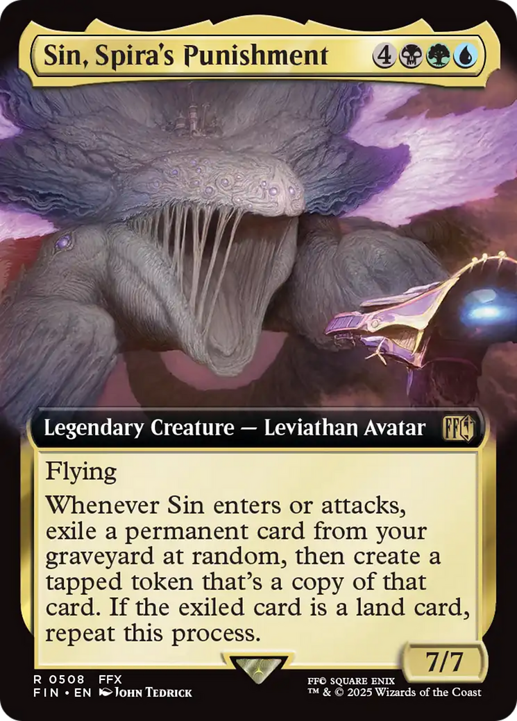 Sin, Spira's Punishment (FIN-508) - FINAL FANTASY: (Extended Art)