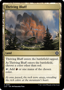 Thriving Bluff⁣ - Commander: The Lost Caverns of Ixalan⁣ (Common)⁣ [361]