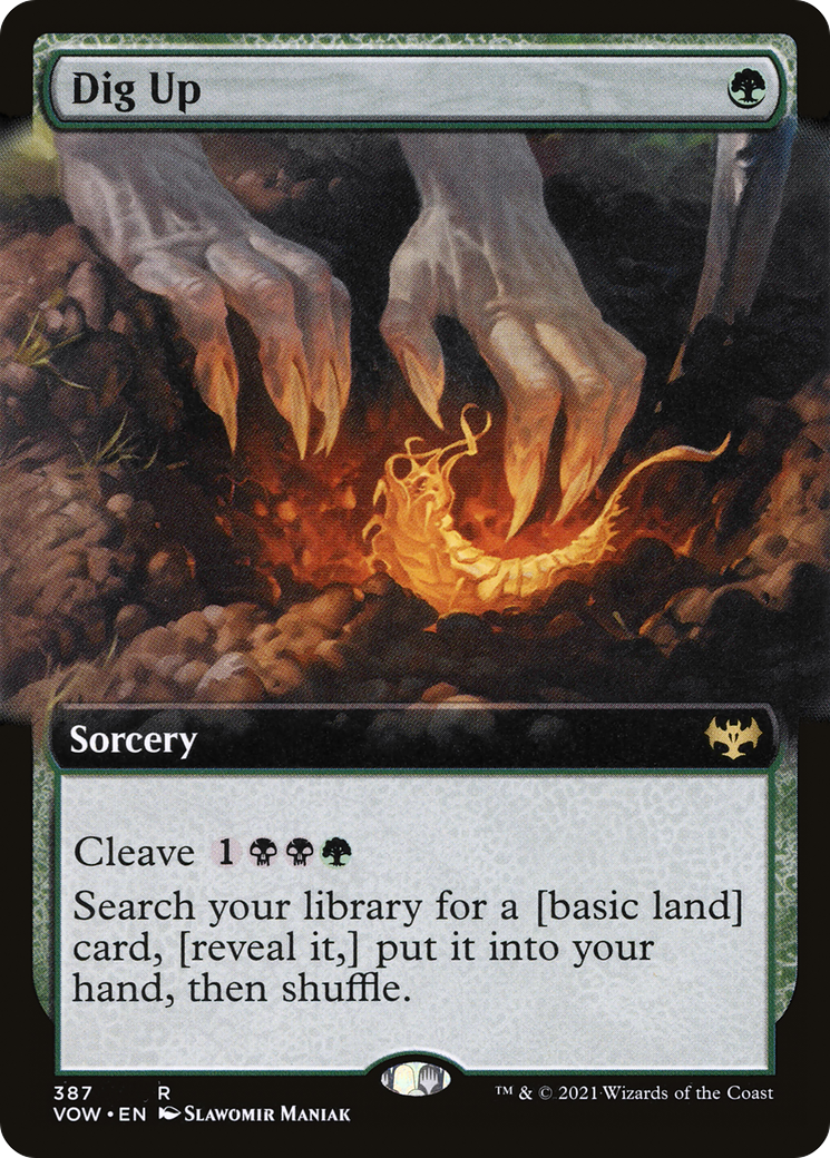 Dig Up (Extended Art) (VOW-387) - Innistrad: Crimson Vow: (Extended Art) Foil