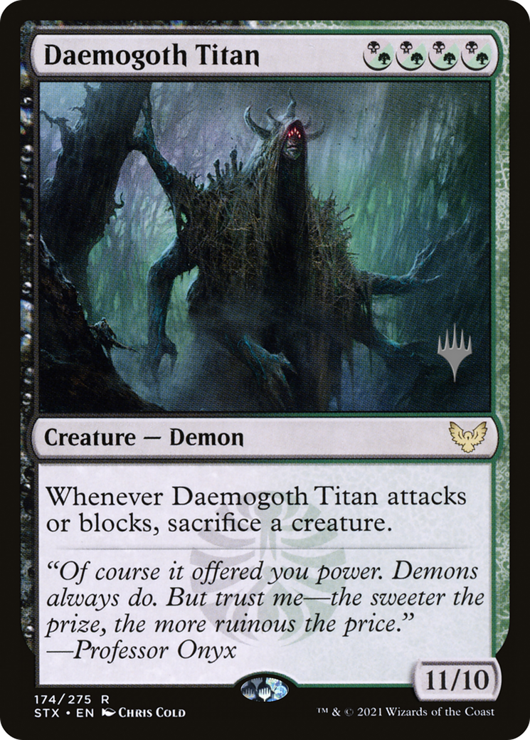 Daemogoth Titan (PPSTX-174P) - Strixhaven: School of Mages Promos Foil