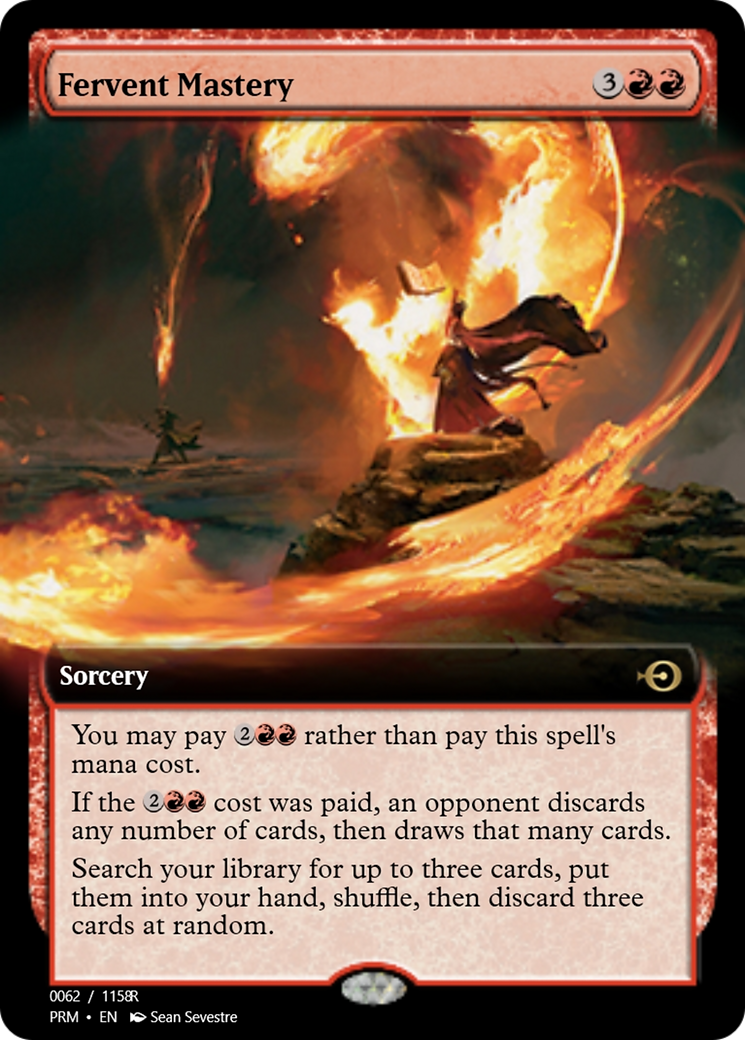 Fervent Mastery (PRM-90096) - Magic Online Promos Foil