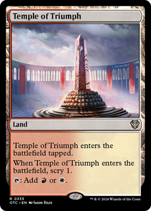 Temple of Triumph⁣ - Commander: Outlaws of Thunder Junction⁣ (Rare)⁣ [335]