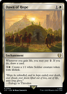 Dawn of Hope⁣ - Commander: The Lord of the Rings: Tales of Middle-earth⁣ (Rare)⁣ [164]