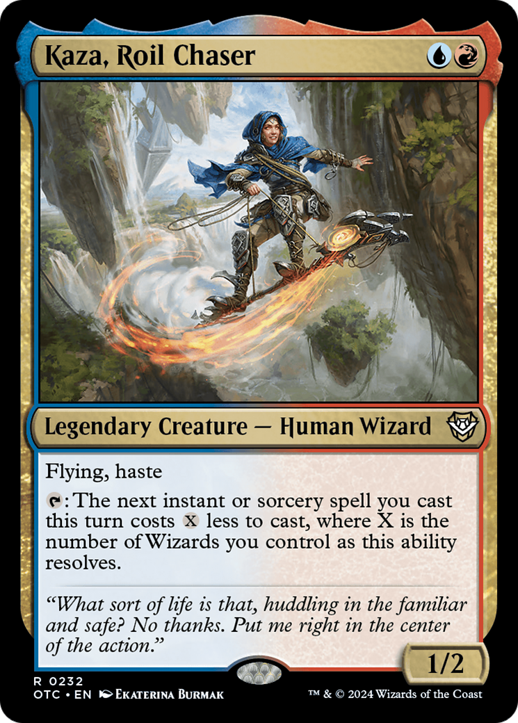 Kaza, Roil Chaser⁣ - Commander: Outlaws of Thunder Junction⁣ (Rare)⁣ [232]