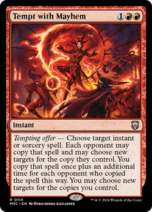 Tempt with Mayhem⁣ - Commander: Modern Horizons 3⁣ (Rare)⁣ [114]