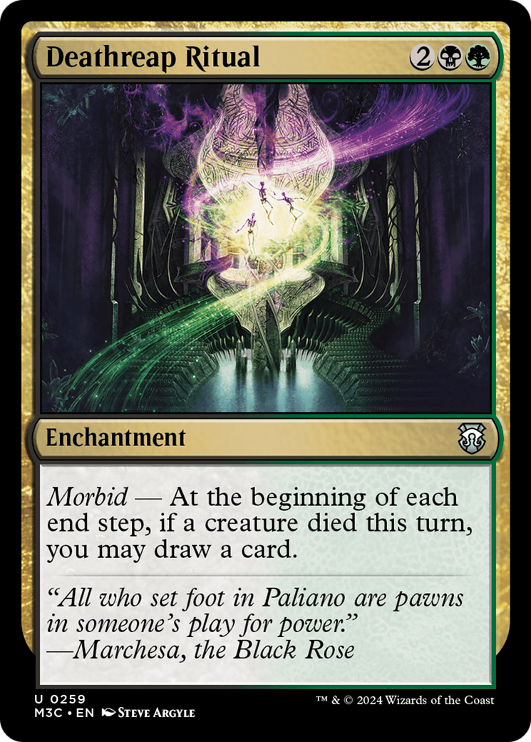 Deathreap Ritual⁣ - Commander: Modern Horizons 3⁣ (Uncommon)⁣ [259]