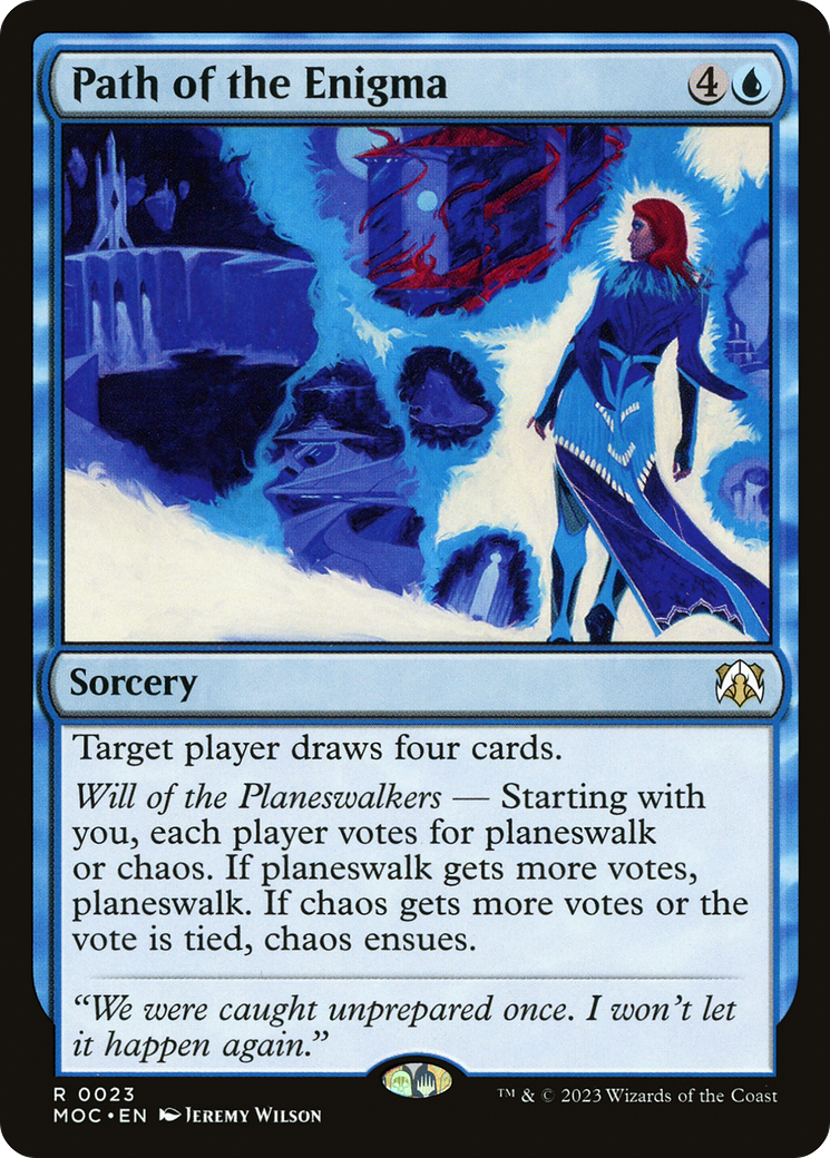 Path of the Enigma⁣ - Commander: March of the Machine⁣ (Rare)⁣ [23]