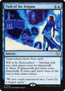 Path of the Enigma⁣ - Commander: March of the Machine⁣ (Rare)⁣ [23]