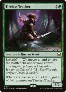 Tireless Tracker⁣ - Commander: March of the Machine⁣ (Rare)⁣ [314]
