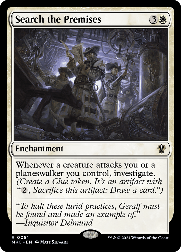 Search the Premises⁣ - Commander: Murders at Karlov Manor⁣ (Rare)⁣ [81]