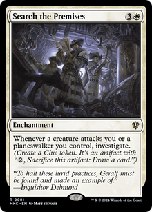 Search the Premises⁣ - Commander: Murders at Karlov Manor⁣ (Rare)⁣ [81]