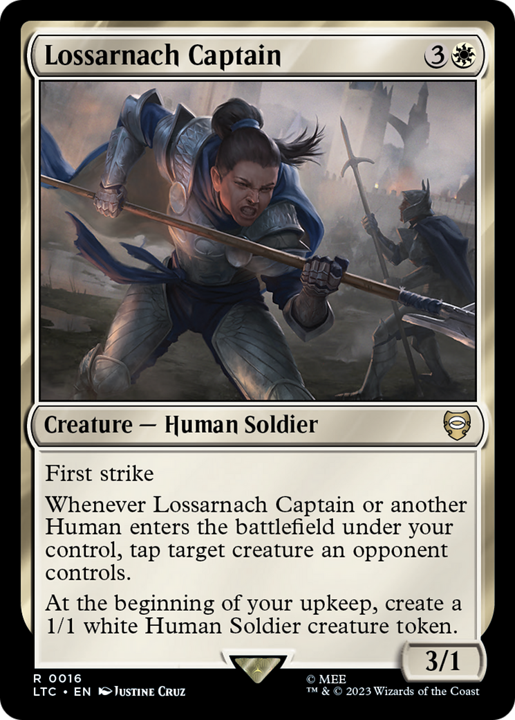 Lossarnach Captain⁣ - Commander: The Lord of the Rings: Tales of Middle-earth⁣ (Rare)⁣ [16]