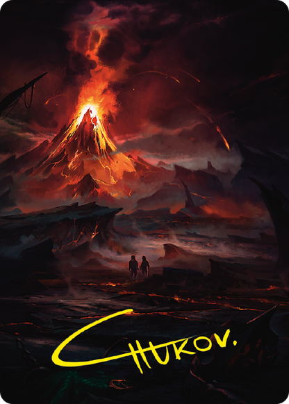 Valley of Gorgoroth // Valley of Gorgoroth (ALTR-080) - Tales of Middle-earth Art Series (Borderless) Foil