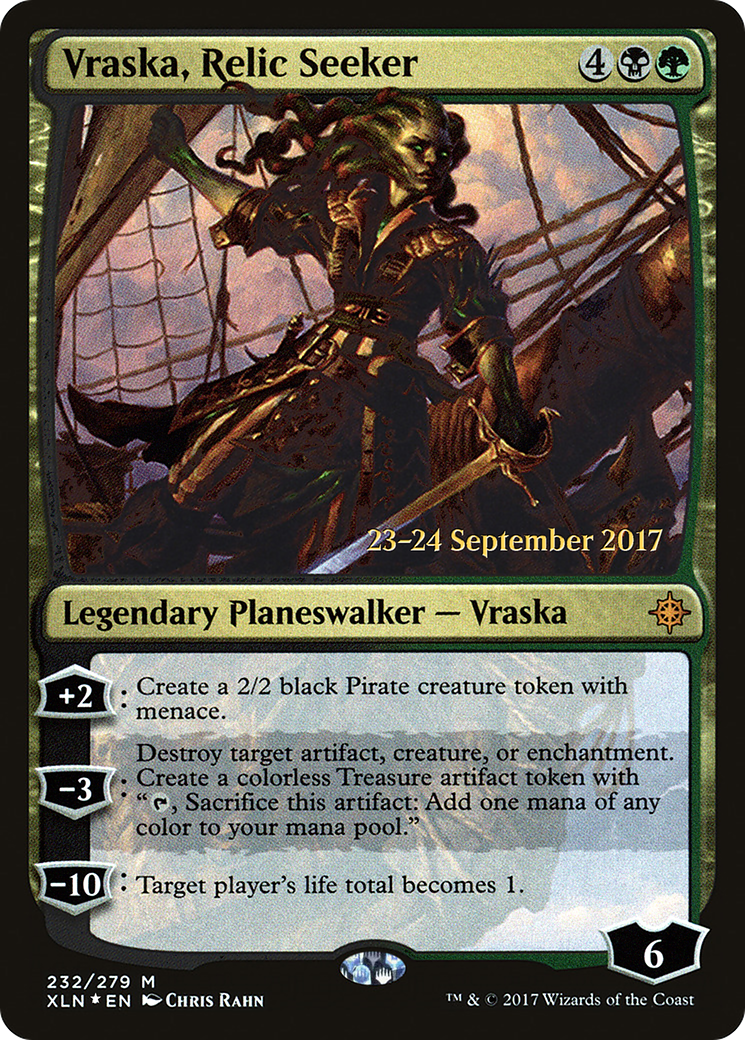 Vraska, Relic Seeker (PRE-232S) - Ixalan Promos Foil