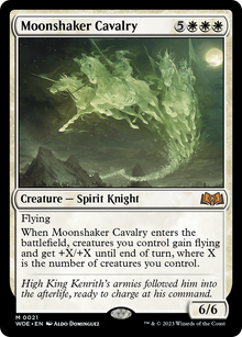 Moonshaker Cavalry (WOE-021) - Wilds of Eldraine