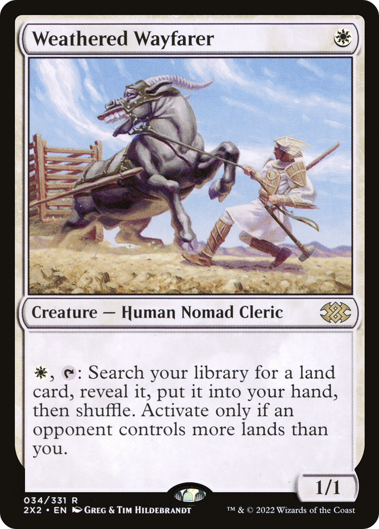 Weathered Wayfarer⁣ - Double Masters 2022⁣ (Rare)⁣ [34]