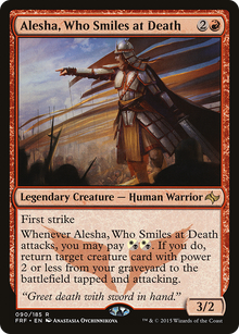 Alesha, Who Smiles at Death (FRF-090) - Fate Reforged Foil
