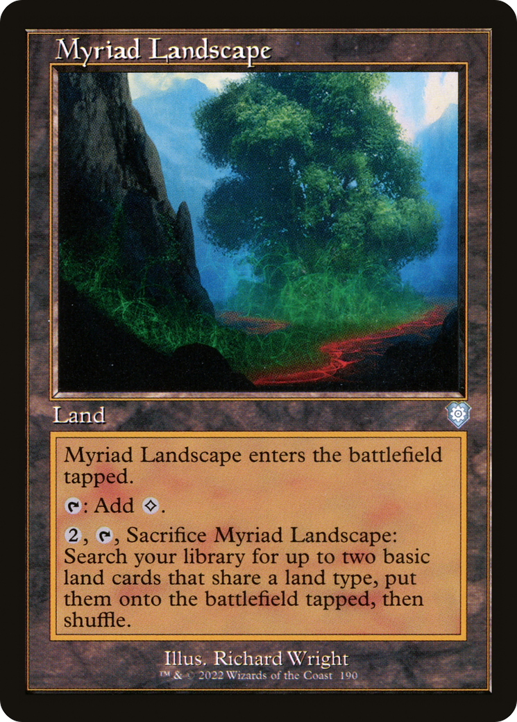 Myriad Landscape⁣ - Commander: The Brothers' War⁣ (Uncommon)⁣ [190]
