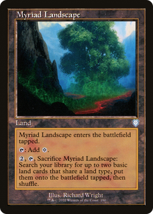 Myriad Landscape⁣ - Commander: The Brothers' War⁣ (Uncommon)⁣ [190]