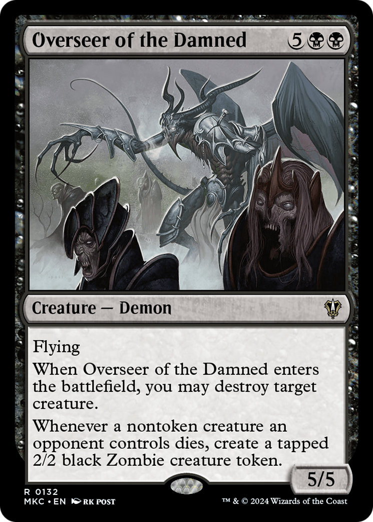 Overseer of the Damned⁣ - Commander: Murders at Karlov Manor⁣ (Rare)⁣ [132]