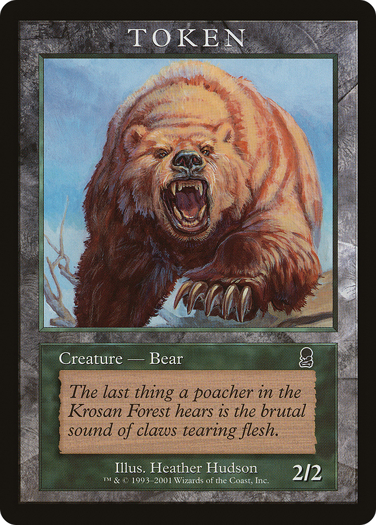 Bear Token (ODY) (MPRP-007) - Magic Player Rewards 2001