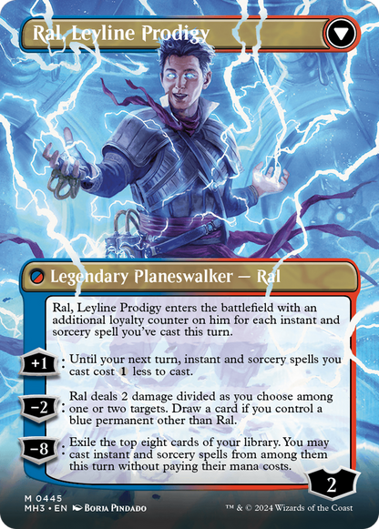 Ral, Monsoon Mage (Borderless) (MH3-445) - Modern Horizons 3 (Borderless) Foil