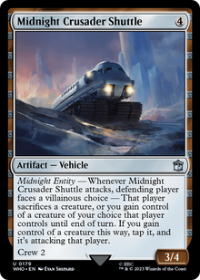 Midnight Crusader Shuttle⁣ - Universes Beyond: Doctor Who⁣ (Uncommon)⁣ [179]