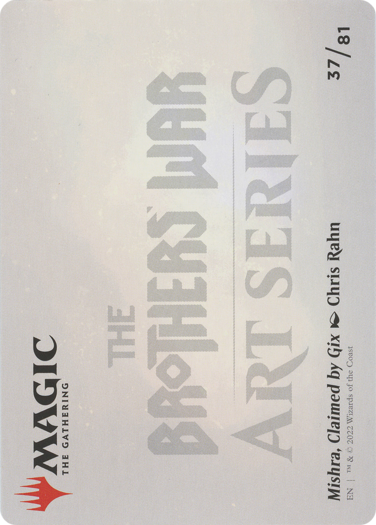 Mishra, Claimed by Gix // Mishra, Claimed by Gix (ABRO-037) - The Brothers' War Art Series (Borderless)