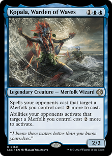 Kopala, Warden of Waves⁣ - Commander: The Lost Caverns of Ixalan⁣ (Rare)⁣ [160]