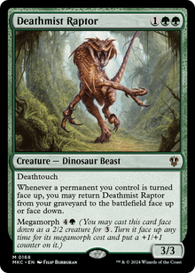 Deathmist Raptor⁣ - Commander: Murders at Karlov Manor⁣ (Mythic)⁣ [168]