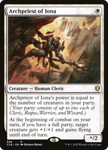 Archpriest of Iona⁣ - Commander Legends: Battle for Baldur's Gate: Extras⁣ (Rare)⁣ [686]