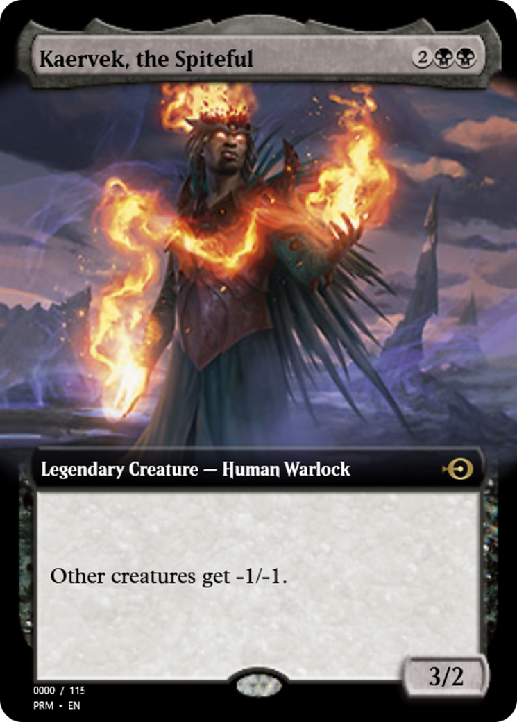 Kaervek, the Spiteful (PRM-82014) - Magic Online Promos