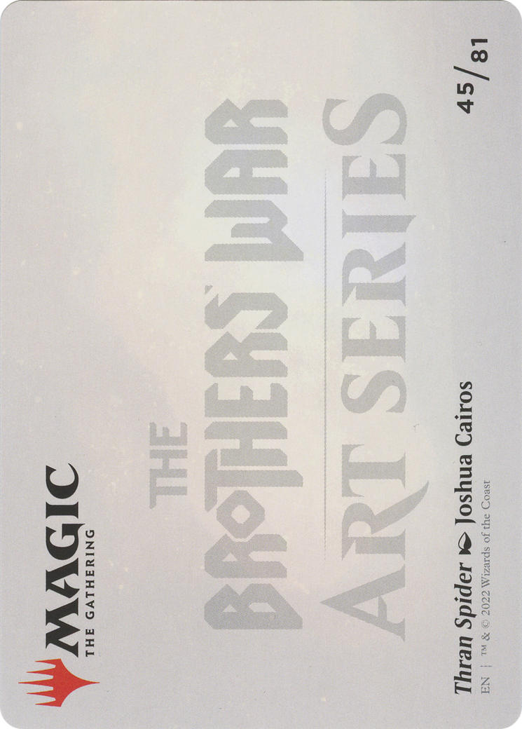 Thran Spider // Thran Spider (ABRO-045) - The Brothers' War Art Series (Borderless)
